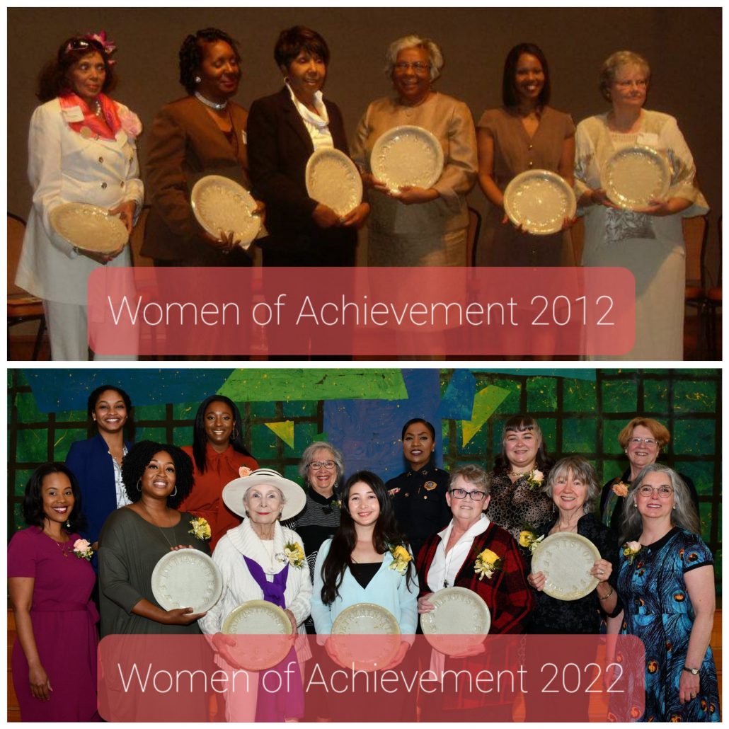 Women of Achievement 2012 and 2022