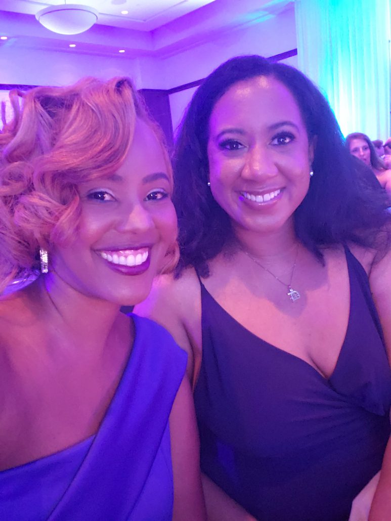 Destiny Johnson and Summer Owens at the University of Memphis Distinguished Alumni Awards